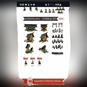 Zenit Miniatures 2015 Kickstarter Sceneography and Funeral Set for Kensi Undead